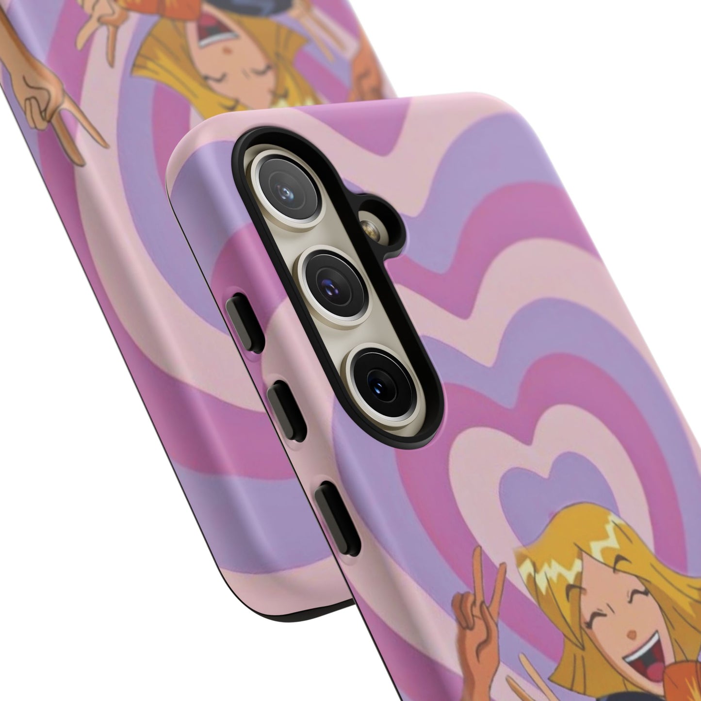 Colorful Phone Case with Cheerful Design, Fun Accessories, Gift for Teens, Trendy Tech Cover, Girls' Birthday Present