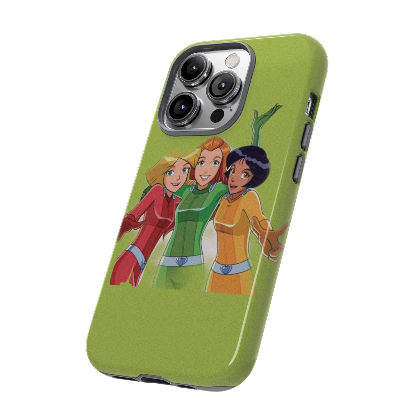 Sassy Phone Case for Tough Girls, Fun Active Protection Cover, Cartoon Friendship, Gift for Teens, Eco-friendly Mobile Accessory