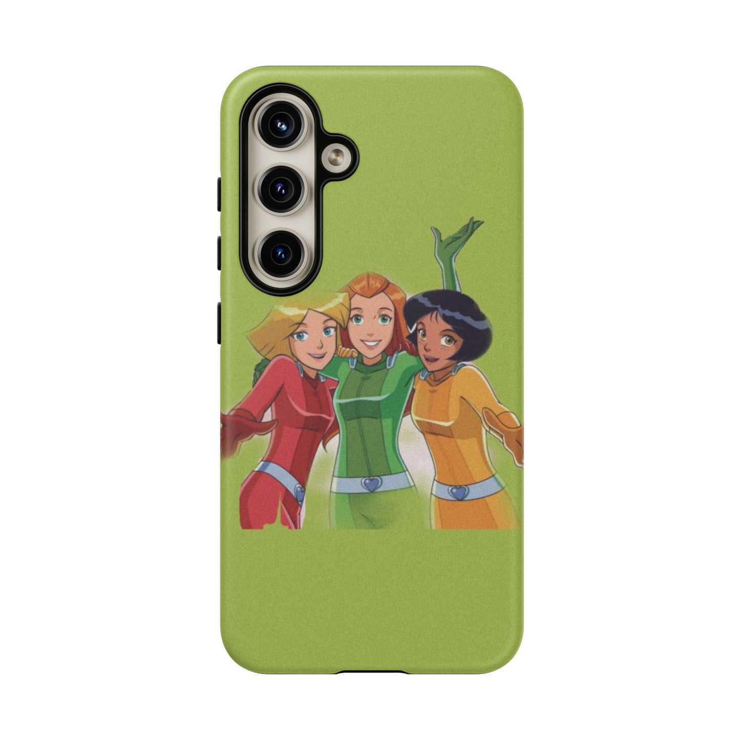 Sassy Phone Case for Tough Girls, Fun Active Protection Cover, Cartoon Friendship, Gift for Teens, Eco-friendly Mobile Accessory