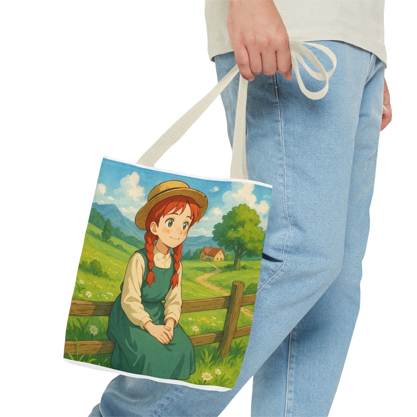 Anime-Inspired Tote Bag, Stylish Carry-All, Eco-Friendly Gift, Perfect for Students, Everyday Essentials, Art Lovers, Cute Canvas Bag