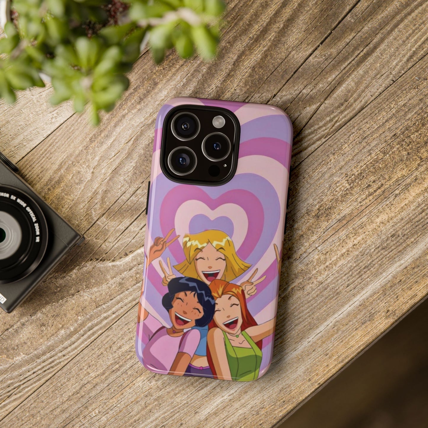 Colorful Phone Case with Cheerful Design, Fun Accessories, Gift for Teens, Trendy Tech Cover, Girls' Birthday Present