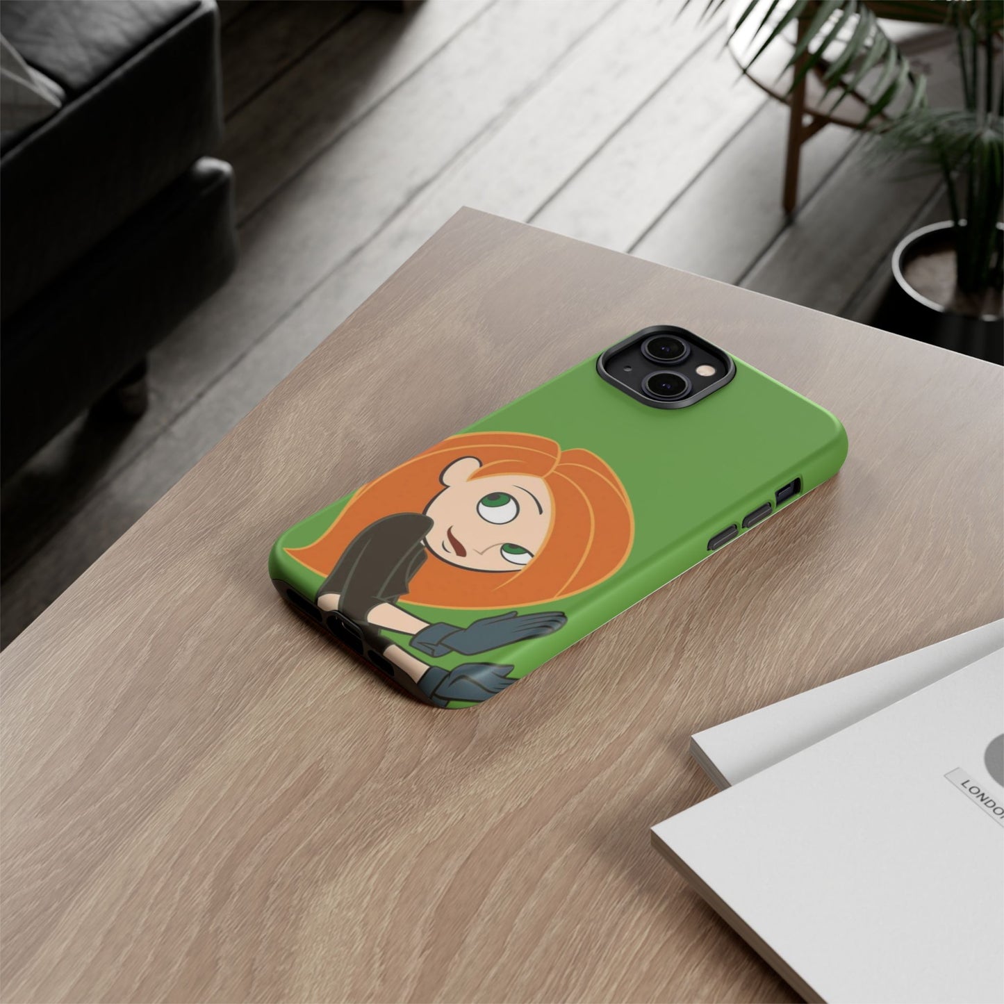 Kim Possible Phone Case, Tough Cases for Teens, Cartoon Accessories, Gift for Her, Pop Culture Merchandise, Fun Tech Gear