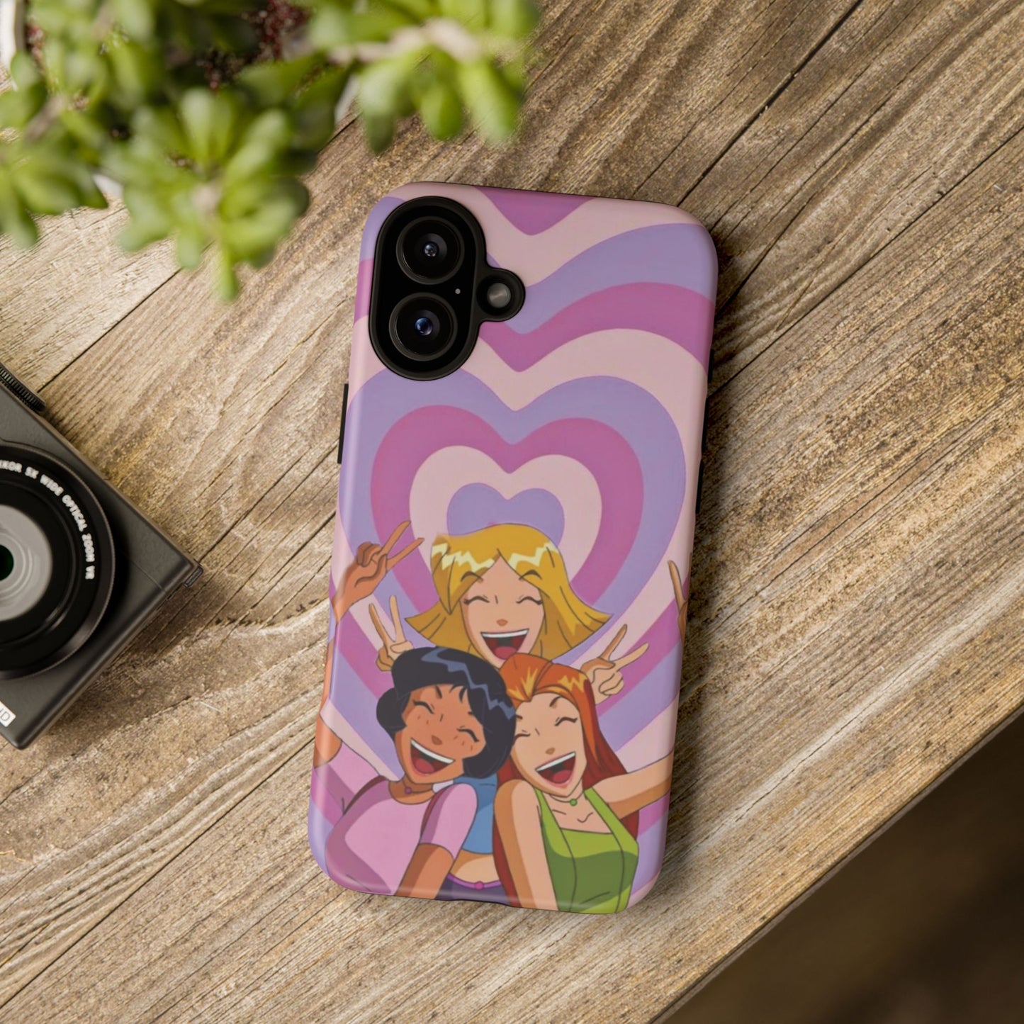 Colorful Phone Case with Cheerful Design, Fun Accessories, Gift for Teens, Trendy Tech Cover, Girls' Birthday Present