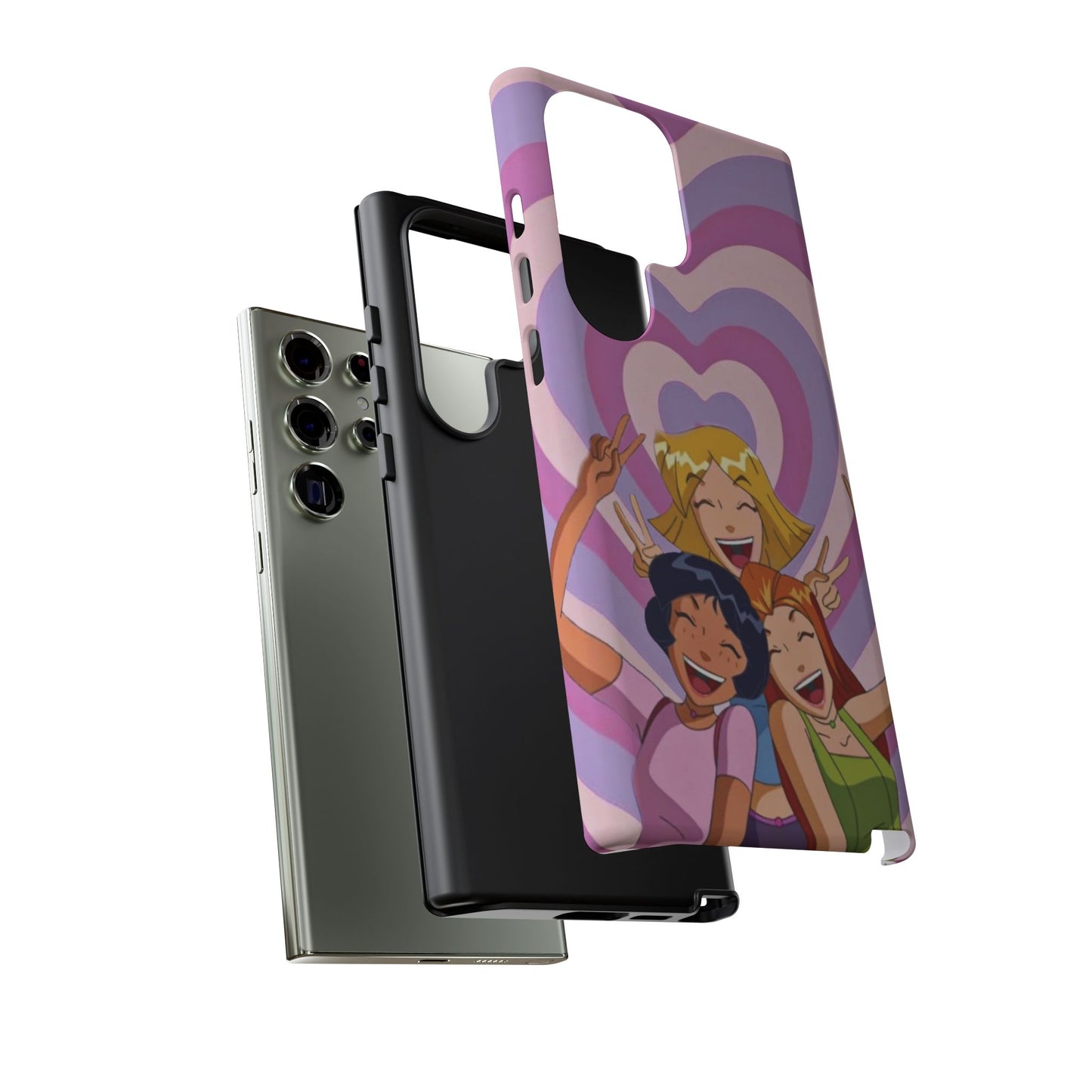 Colorful Phone Case with Cheerful Design, Fun Accessories, Gift for Teens, Trendy Tech Cover, Girls' Birthday Present