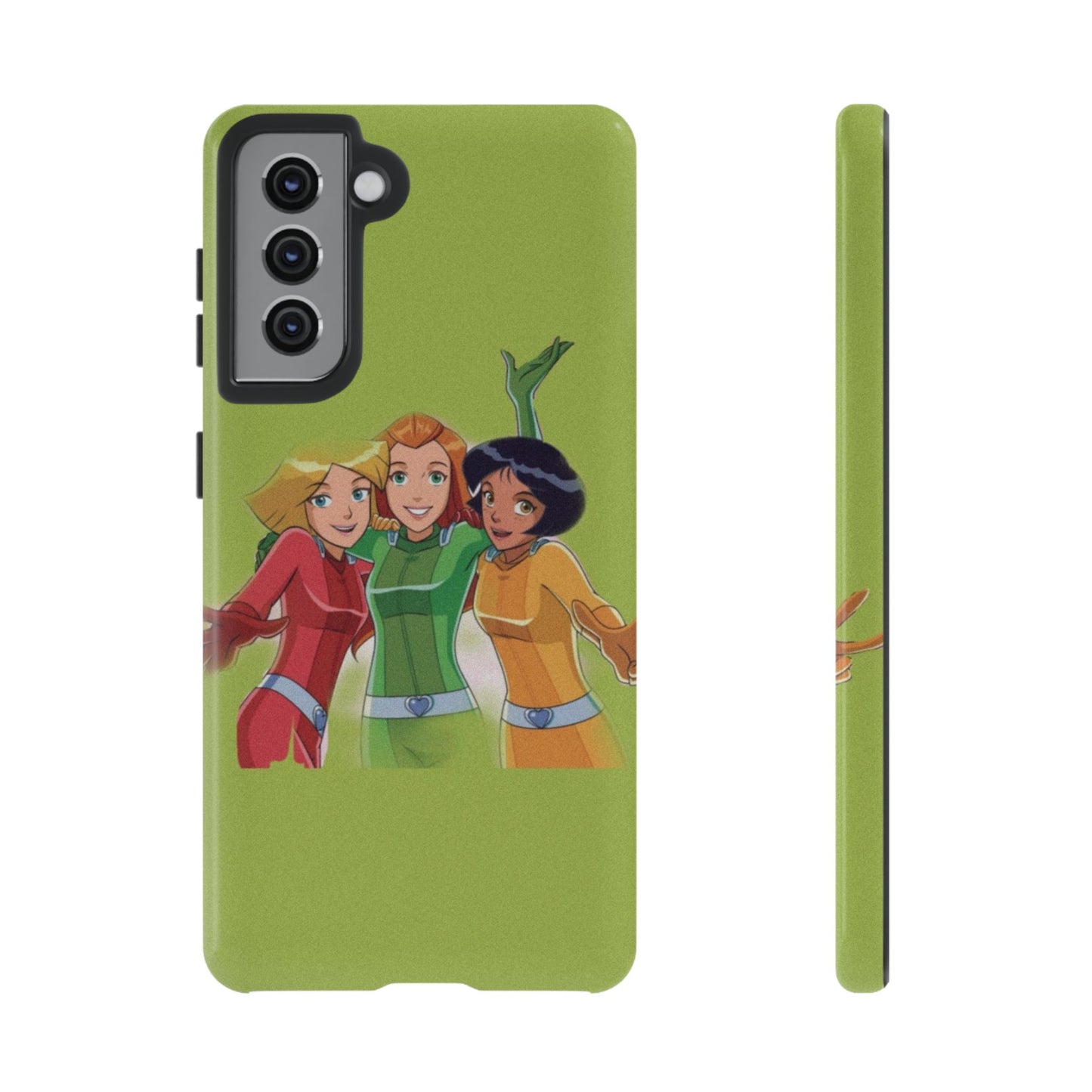 Sassy Phone Case for Tough Girls, Fun Active Protection Cover, Cartoon Friendship, Gift for Teens, Eco-friendly Mobile Accessory