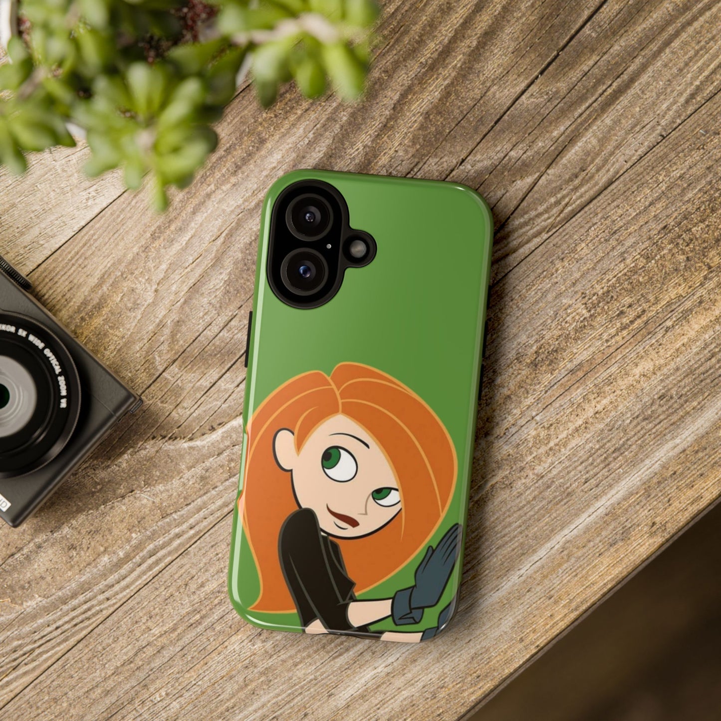 Kim Possible Phone Case, Tough Cases for Teens, Cartoon Accessories, Gift for Her, Pop Culture Merchandise, Fun Tech Gear