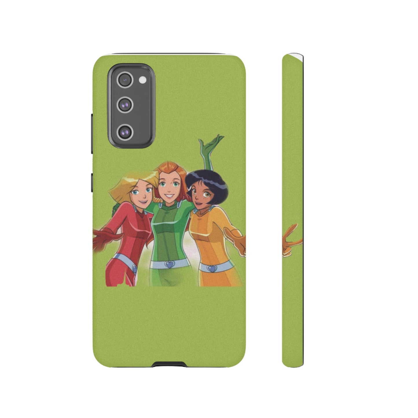 Sassy Phone Case for Tough Girls, Fun Active Protection Cover, Cartoon Friendship, Gift for Teens, Eco-friendly Mobile Accessory
