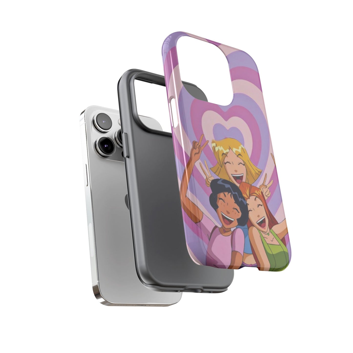 Colorful Phone Case with Cheerful Design, Fun Accessories, Gift for Teens, Trendy Tech Cover, Girls' Birthday Present