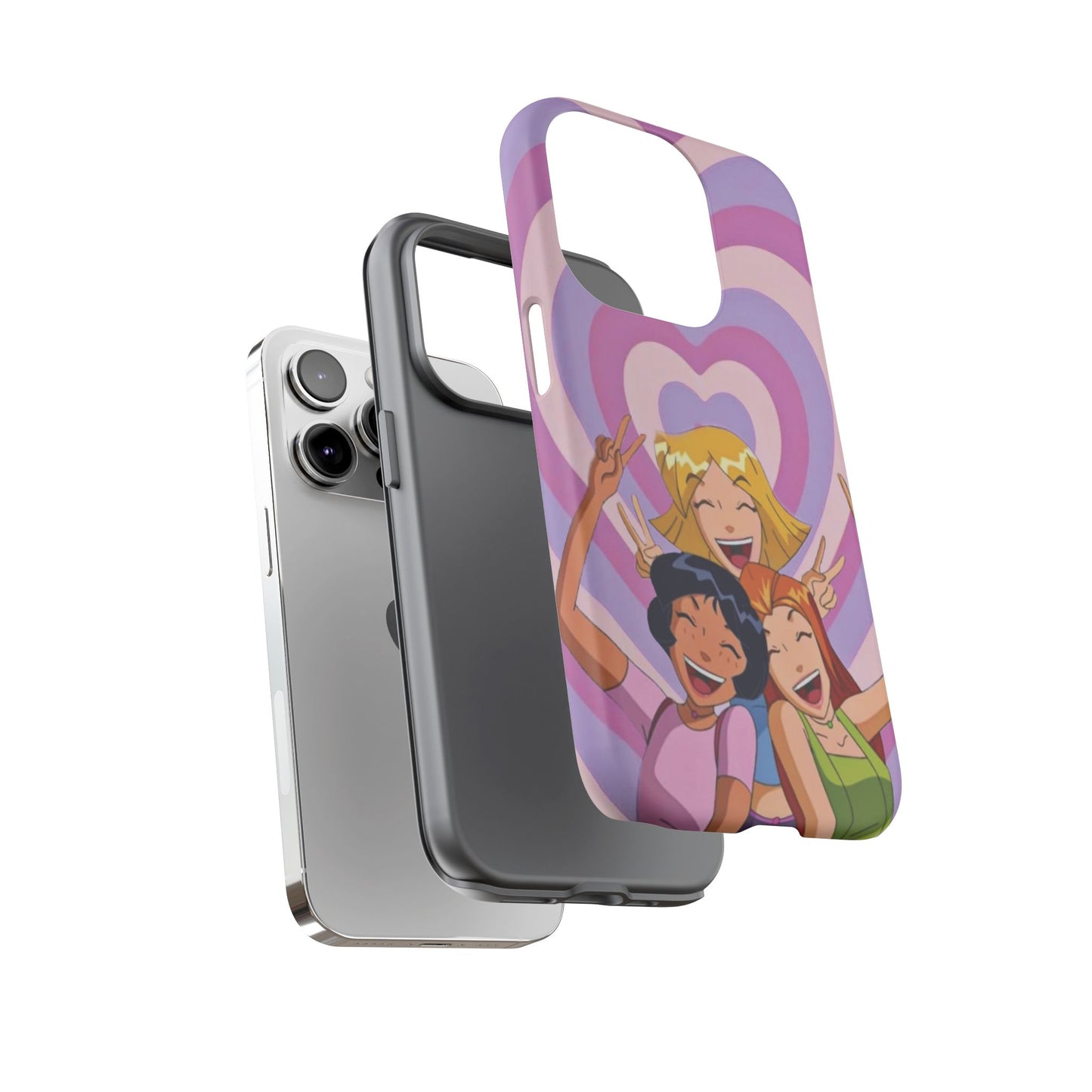 Colorful Phone Case with Cheerful Design, Fun Accessories, Gift for Teens, Trendy Tech Cover, Girls' Birthday Present
