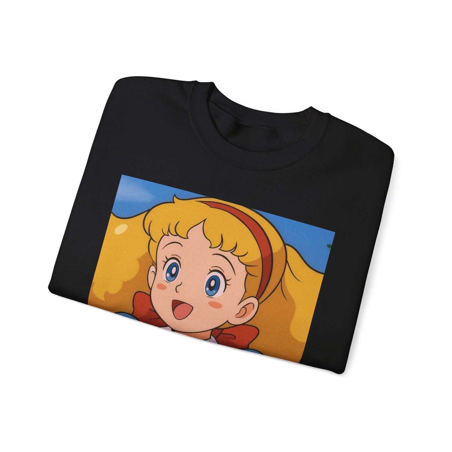 Cute Cartoon Character Crewneck Sweatshirt, Cozy Sweatshirt, Gift for Kids, Cartoon Apparel, Anime Sweatshirt, Cute Clothing