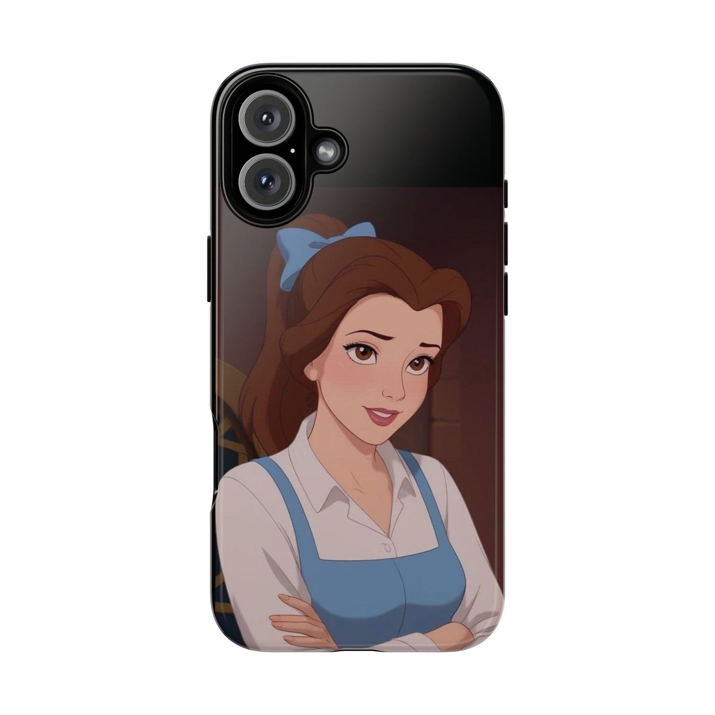 Disney Princess Phone Case, Tough Cases for Girls, Aesthetic Phone Cover, Belle Inspired Design, Cute Gift for Kids