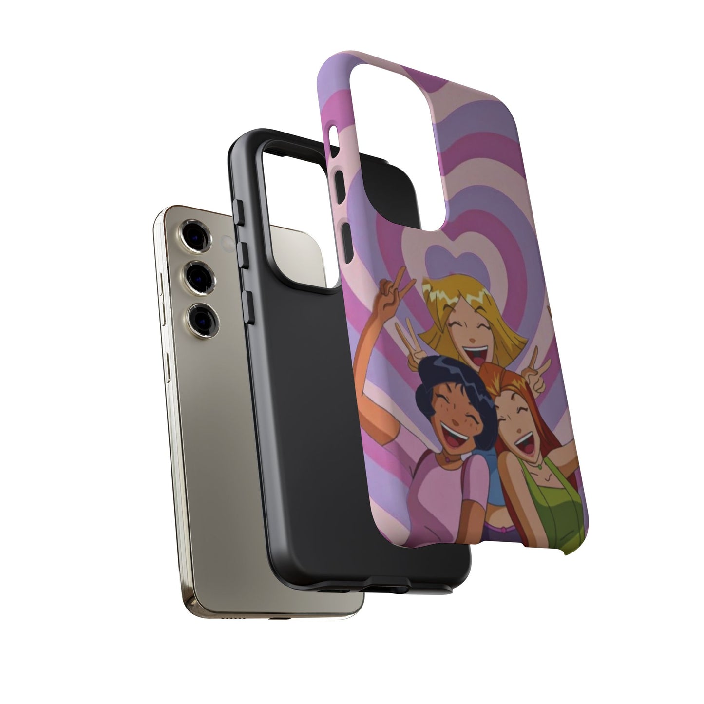 Colorful Phone Case with Cheerful Design, Fun Accessories, Gift for Teens, Trendy Tech Cover, Girls' Birthday Present