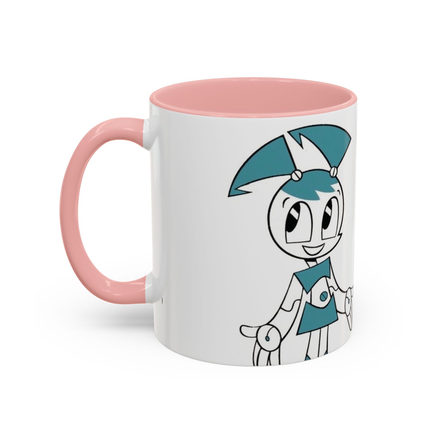 Whimsical Robot Accent Coffee Mug, Cute Gift for Robot Lovers, Fun Kitchen Decor, Perfect for Birthdays, Holidays, and Everyday Use