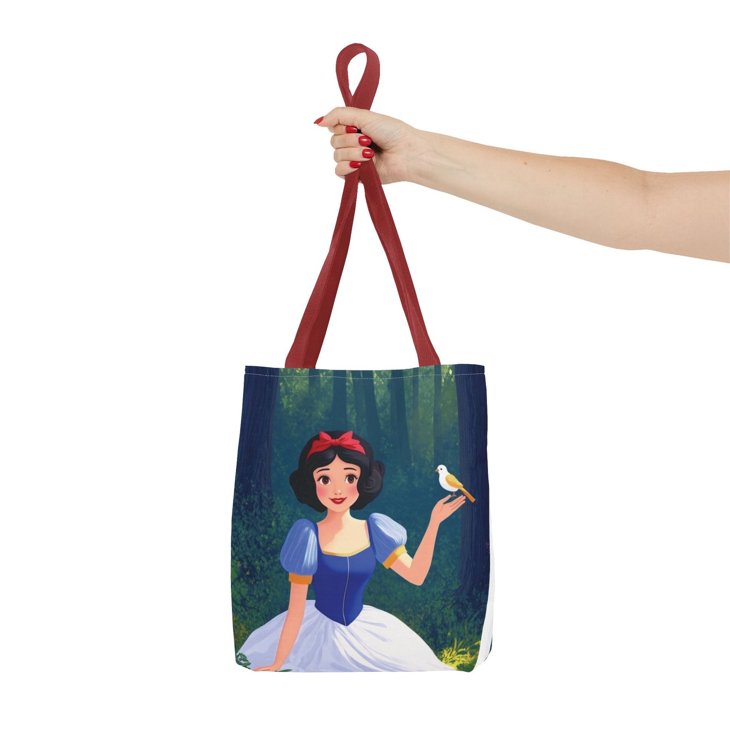 Snow White Forest Tote Bag - Whimsical, Fairy Tale Design, Perfect for Kids and Adults, Eco-Friendly, Great for Shopping & Gifts