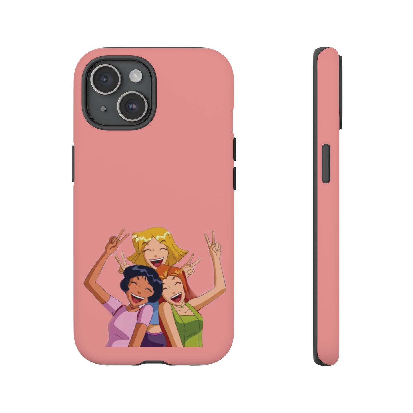 Playful Friendship Phone Case, Cute Girls Phone Cover, Tough Phone Case, Unique Tech Accessory, Gift for Friends, Fun Personalized Case