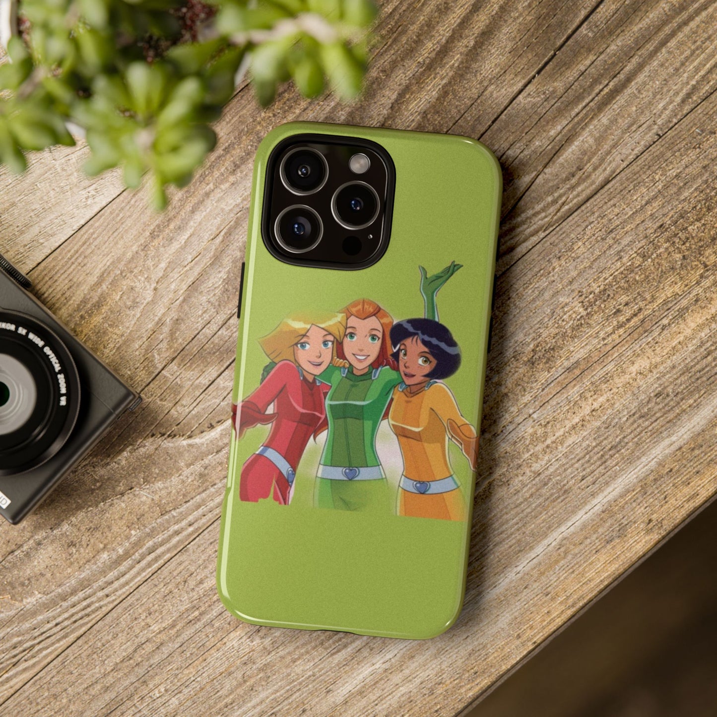 Sassy Phone Case for Tough Girls, Fun Active Protection Cover, Cartoon Friendship, Gift for Teens, Eco-friendly Mobile Accessory