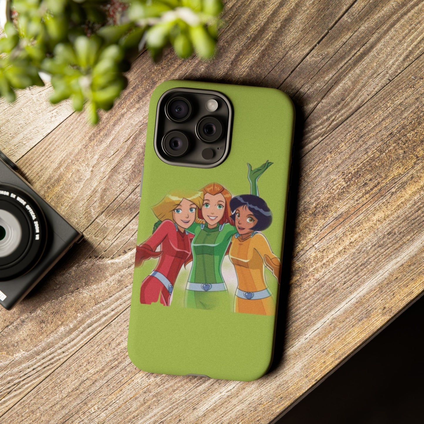 Sassy Phone Case for Tough Girls, Fun Active Protection Cover, Cartoon Friendship, Gift for Teens, Eco-friendly Mobile Accessory