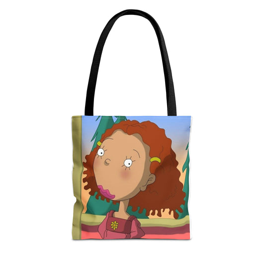 Whimsical Character Tote Bag, Fun Shopping Bag, Everyday Use, Eco-Friendly Gift, Unique Art, Novelty Accessory, Cartoon Lover's Bag