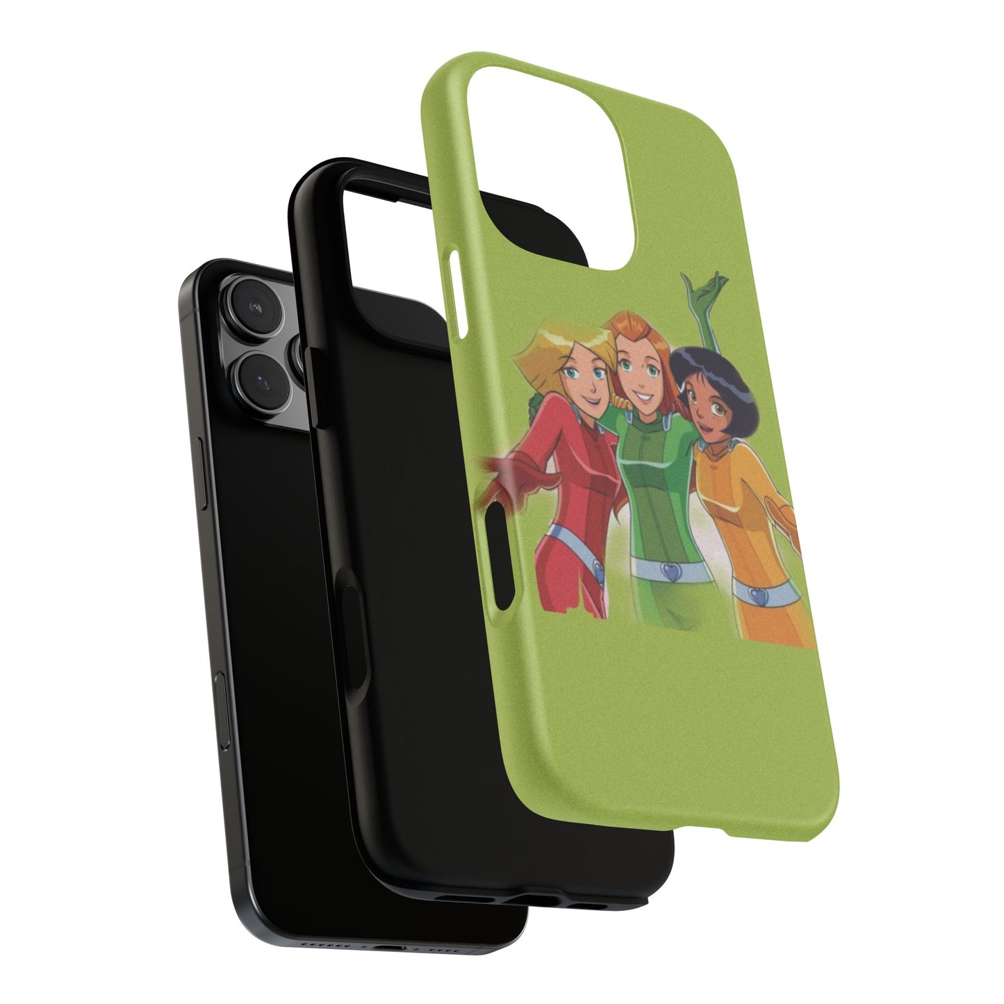 Sassy Phone Case for Tough Girls, Fun Active Protection Cover, Cartoon Friendship, Gift for Teens, Eco-friendly Mobile Accessory