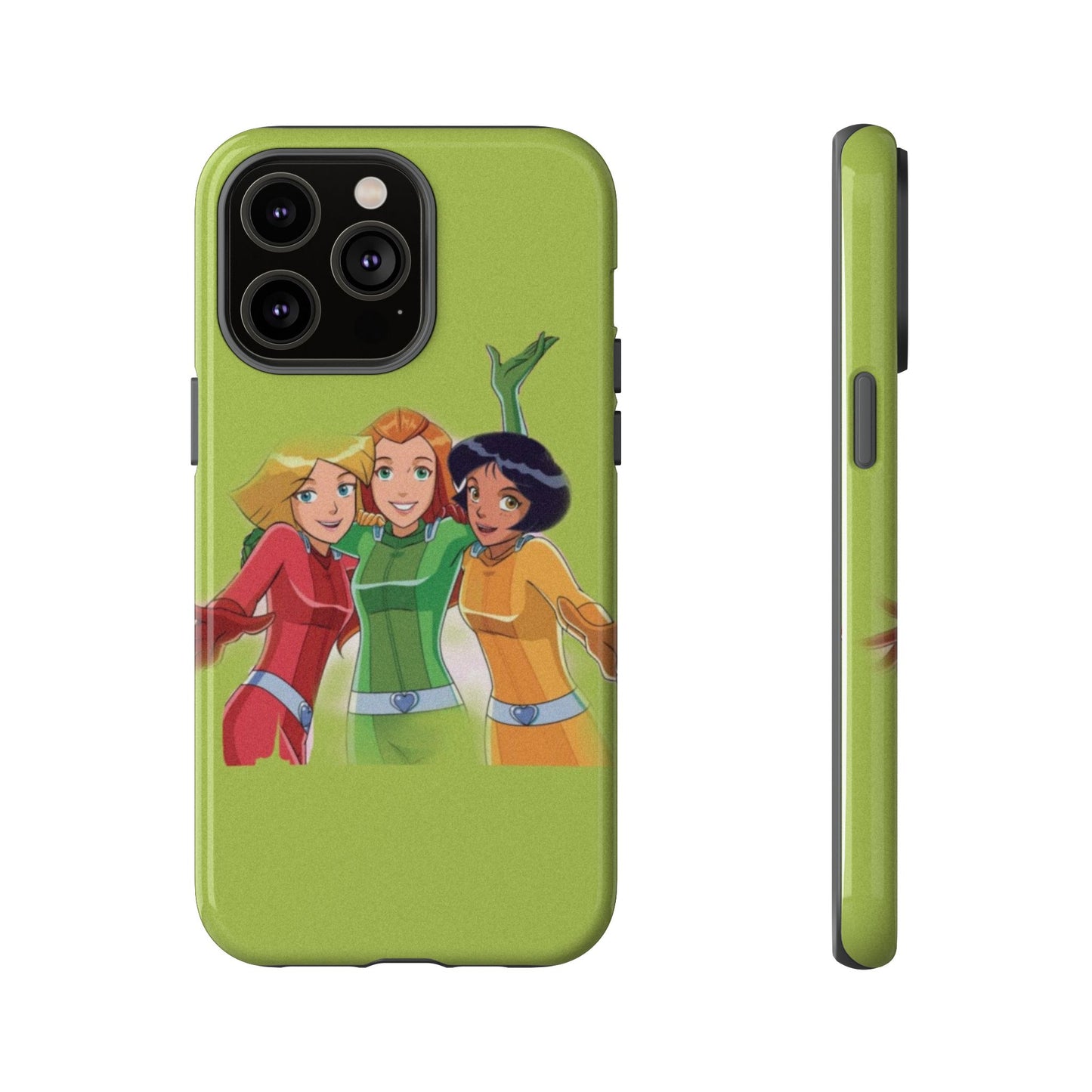 Sassy Phone Case for Tough Girls, Fun Active Protection Cover, Cartoon Friendship, Gift for Teens, Eco-friendly Mobile Accessory