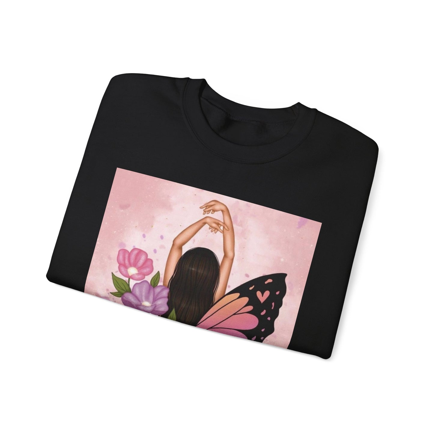 Floral Butterfly Crewneck Sweatshirt - Boho Style, Gift for Her, Cozy Fall Apparel, Perfect for Birthdays, Casual Wear, Inspirational [...]
