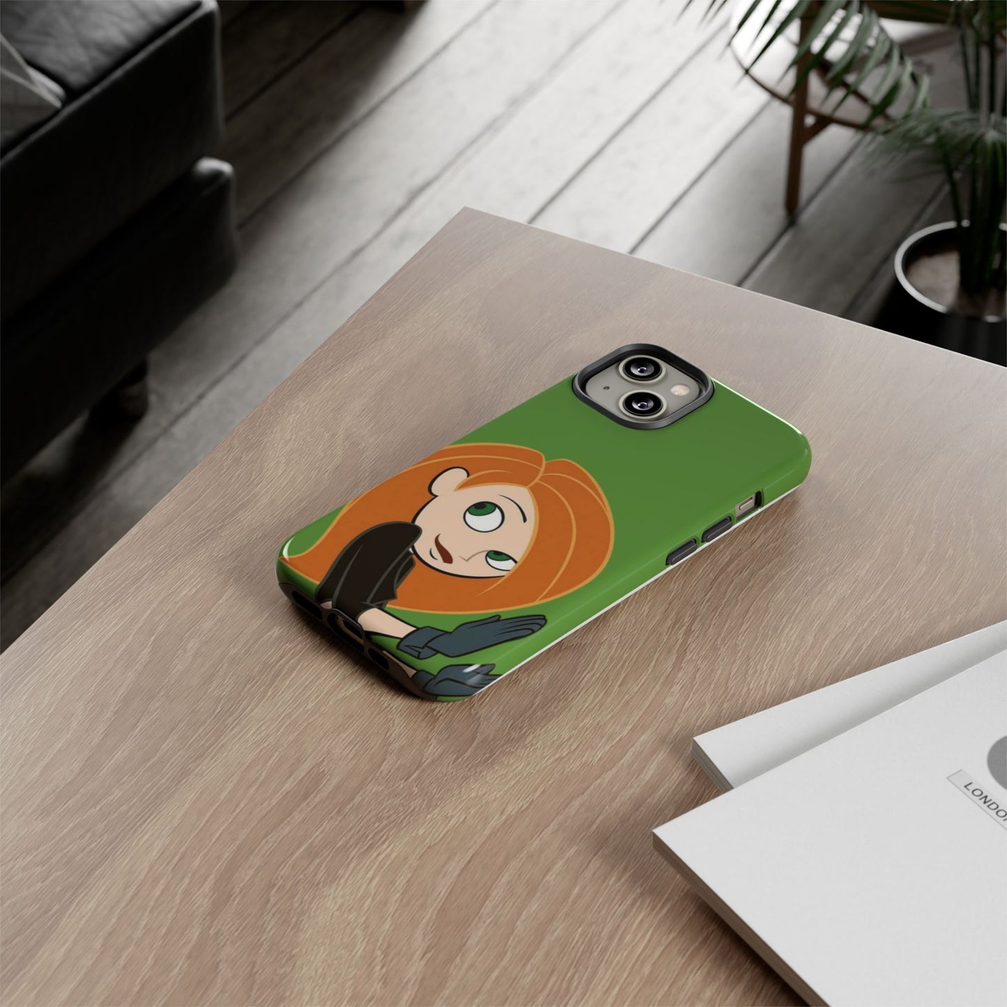 Kim Possible Phone Case, Tough Cases for Teens, Cartoon Accessories, Gift for Her, Pop Culture Merchandise, Fun Tech Gear
