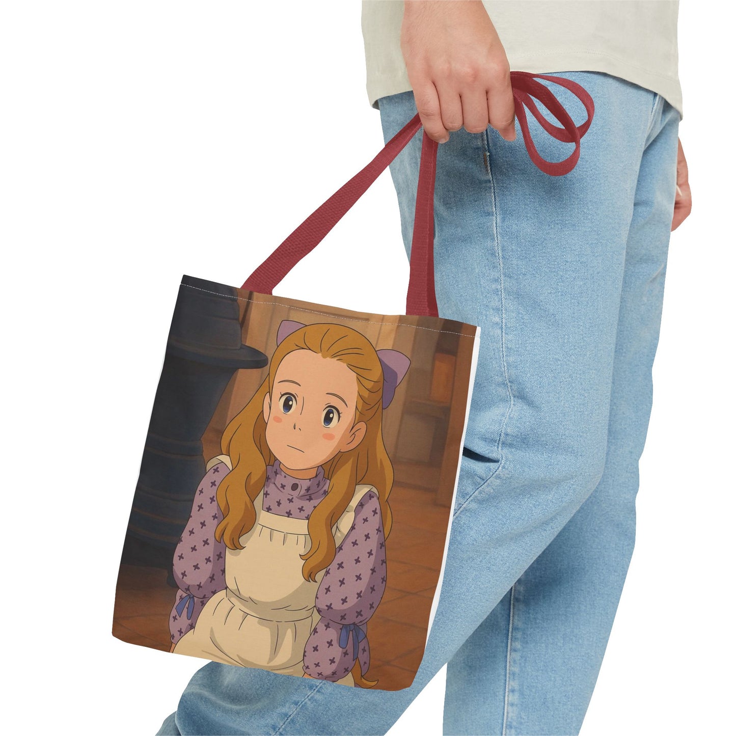 Anime Character Tote Bag, Cute Bag for School, Stylish Purse for Fans, Gift for Birthdays, Everyday Casual Use