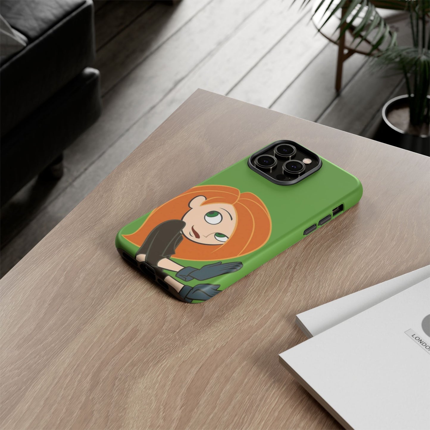 Kim Possible Phone Case, Tough Cases for Teens, Cartoon Accessories, Gift for Her, Pop Culture Merchandise, Fun Tech Gear