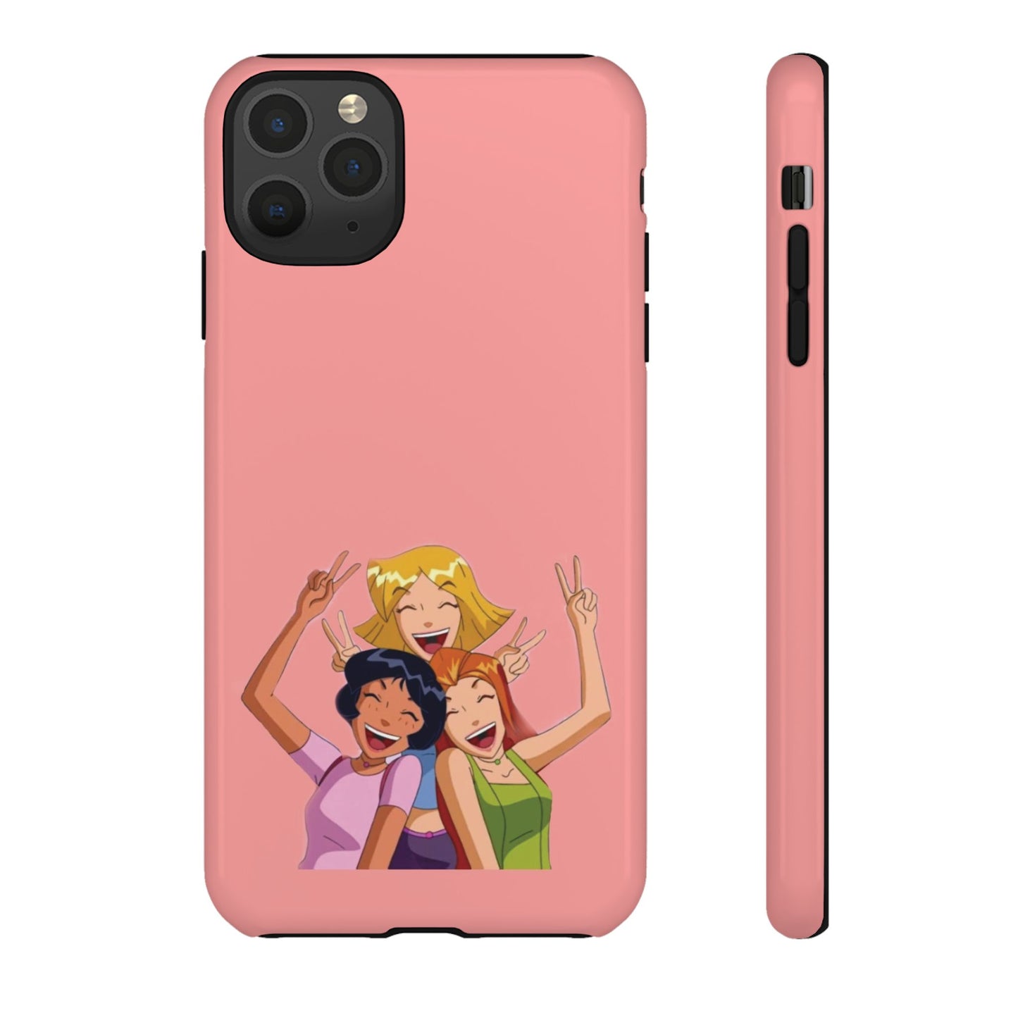Playful Friendship Phone Case, Cute Girls Phone Cover, Tough Phone Case, Unique Tech Accessory, Gift for Friends, Fun Personalized Case