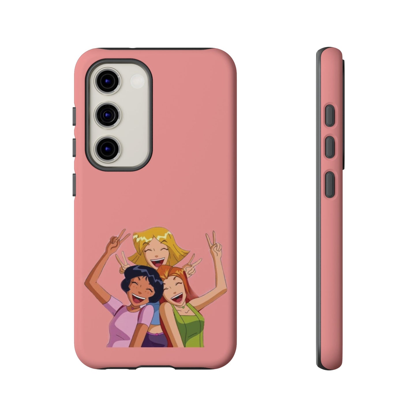 Playful Friendship Phone Case, Cute Girls Phone Cover, Tough Phone Case, Unique Tech Accessory, Gift for Friends, Fun Personalized Case