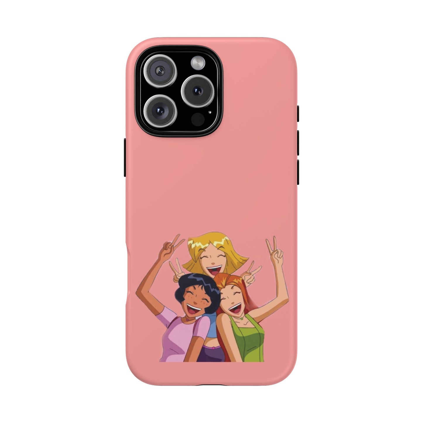 Playful Friendship Phone Case, Cute Girls Phone Cover, Tough Phone Case, Unique Tech Accessory, Gift for Friends, Fun Personalized Case