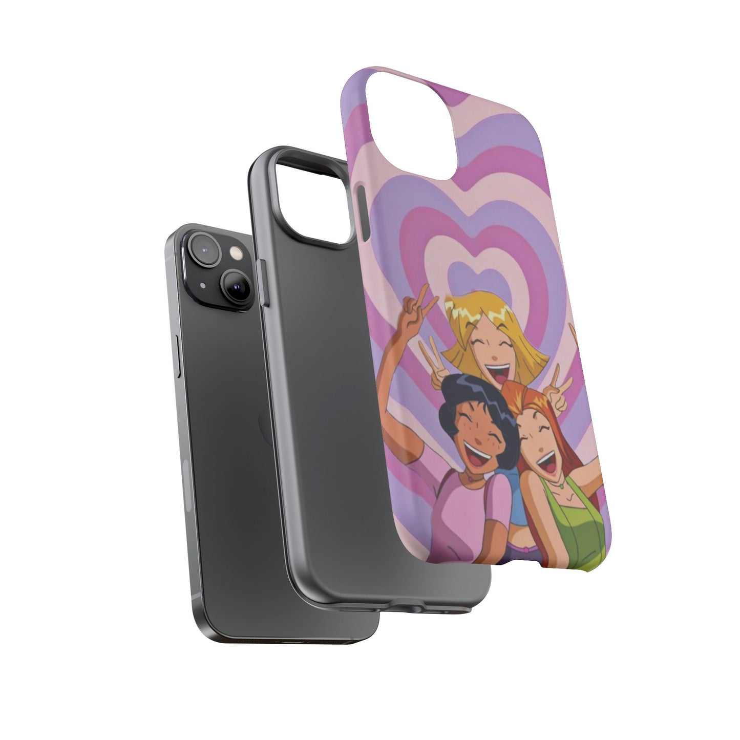 Colorful Phone Case with Cheerful Design, Fun Accessories, Gift for Teens, Trendy Tech Cover, Girls' Birthday Present