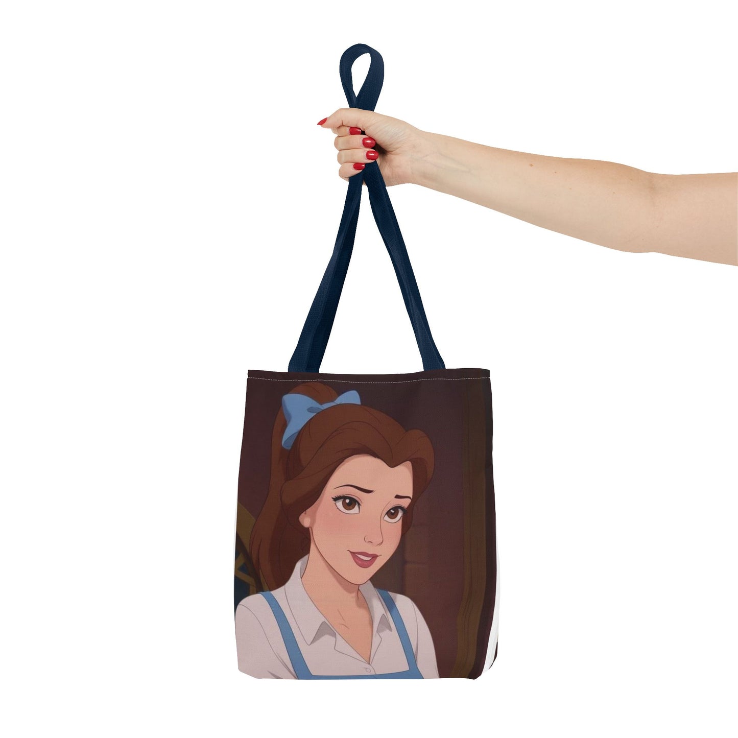 Belle Inspired Tote Bag - Disney Fan Gift, AOP Print, Versatile Carry-All Bag, Ideal for Shopping, Beach, or Daily Use