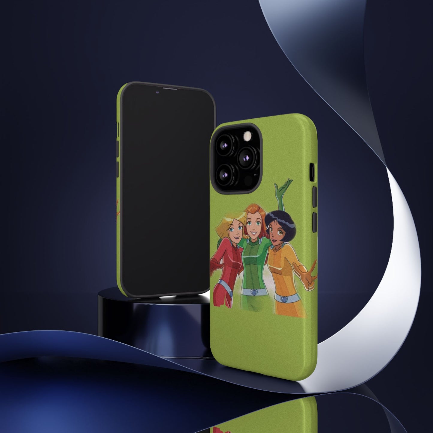 Sassy Phone Case for Tough Girls, Fun Active Protection Cover, Cartoon Friendship, Gift for Teens, Eco-friendly Mobile Accessory
