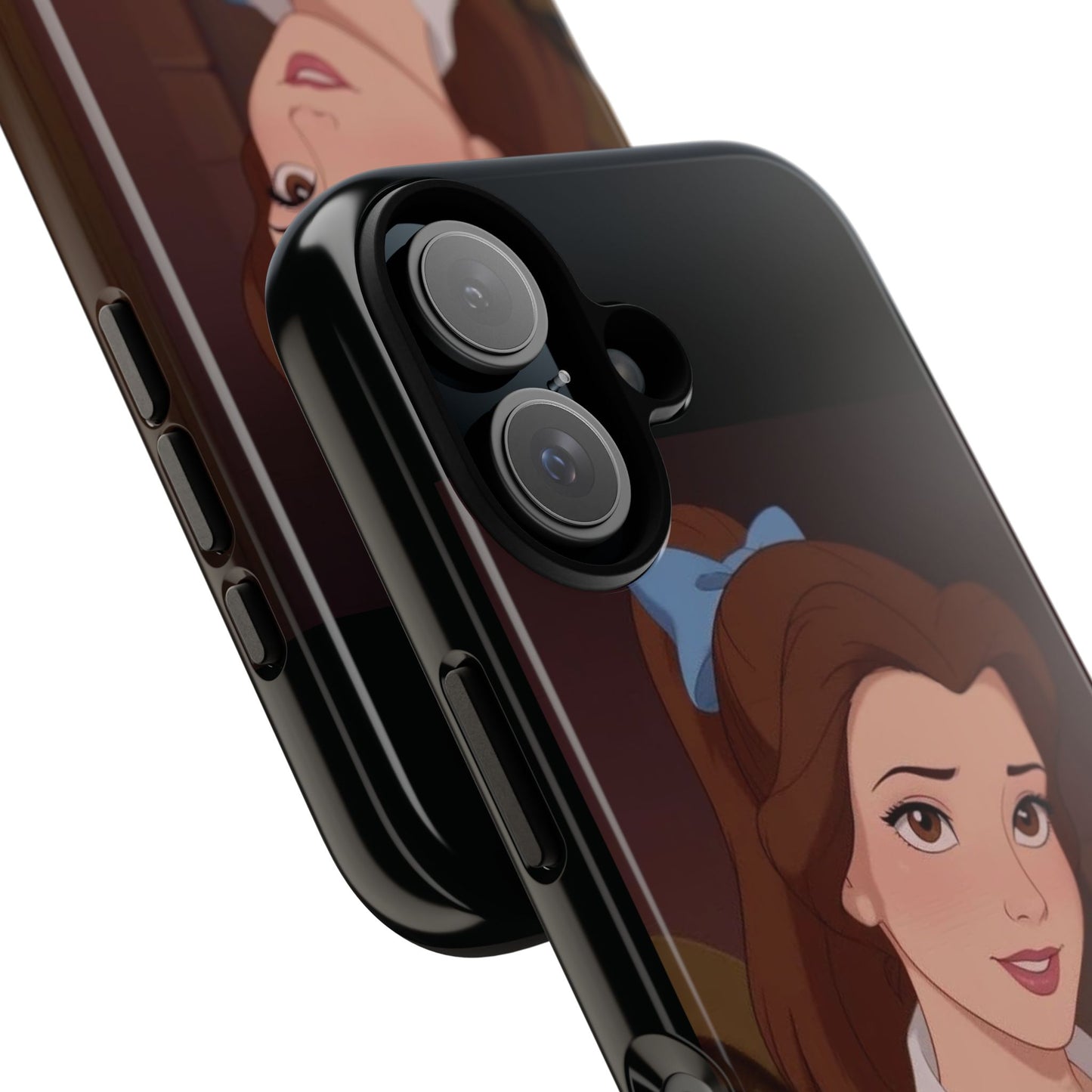 Disney Princess Phone Case, Tough Cases for Girls, Aesthetic Phone Cover, Belle Inspired Design, Cute Gift for Kids