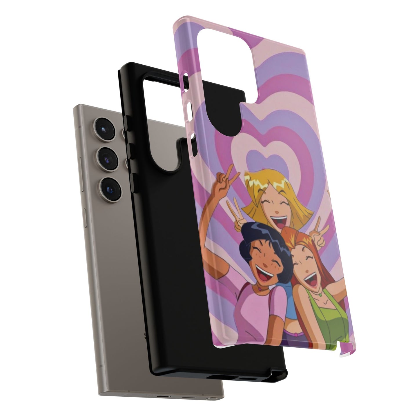Colorful Phone Case with Cheerful Design, Fun Accessories, Gift for Teens, Trendy Tech Cover, Girls' Birthday Present