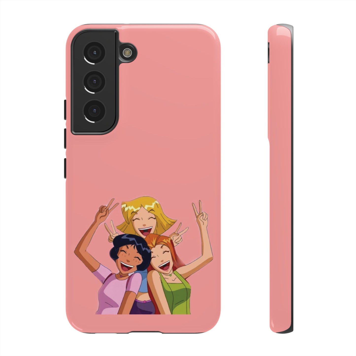 Playful Friendship Phone Case, Cute Girls Phone Cover, Tough Phone Case, Unique Tech Accessory, Gift for Friends, Fun Personalized Case