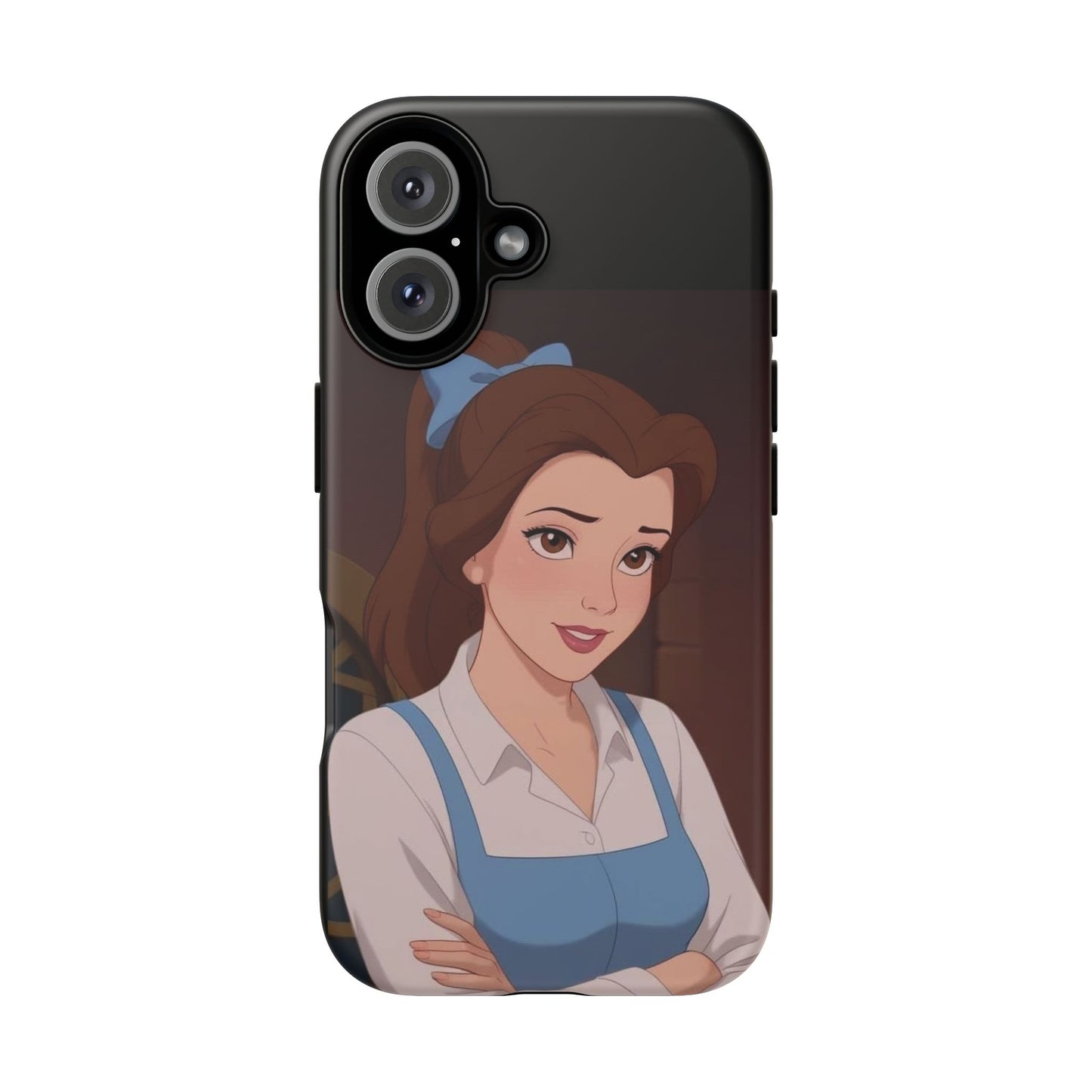 Disney Princess Phone Case, Tough Cases for Girls, Aesthetic Phone Cover, Belle Inspired Design, Cute Gift for Kids