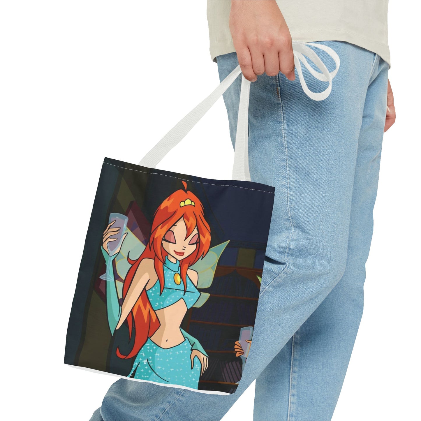 Fairy Princess Tote Bag | AOP Floral Shopper | Magic Gift for Her | Fairy Lover Essential | Eco-Friendly Style