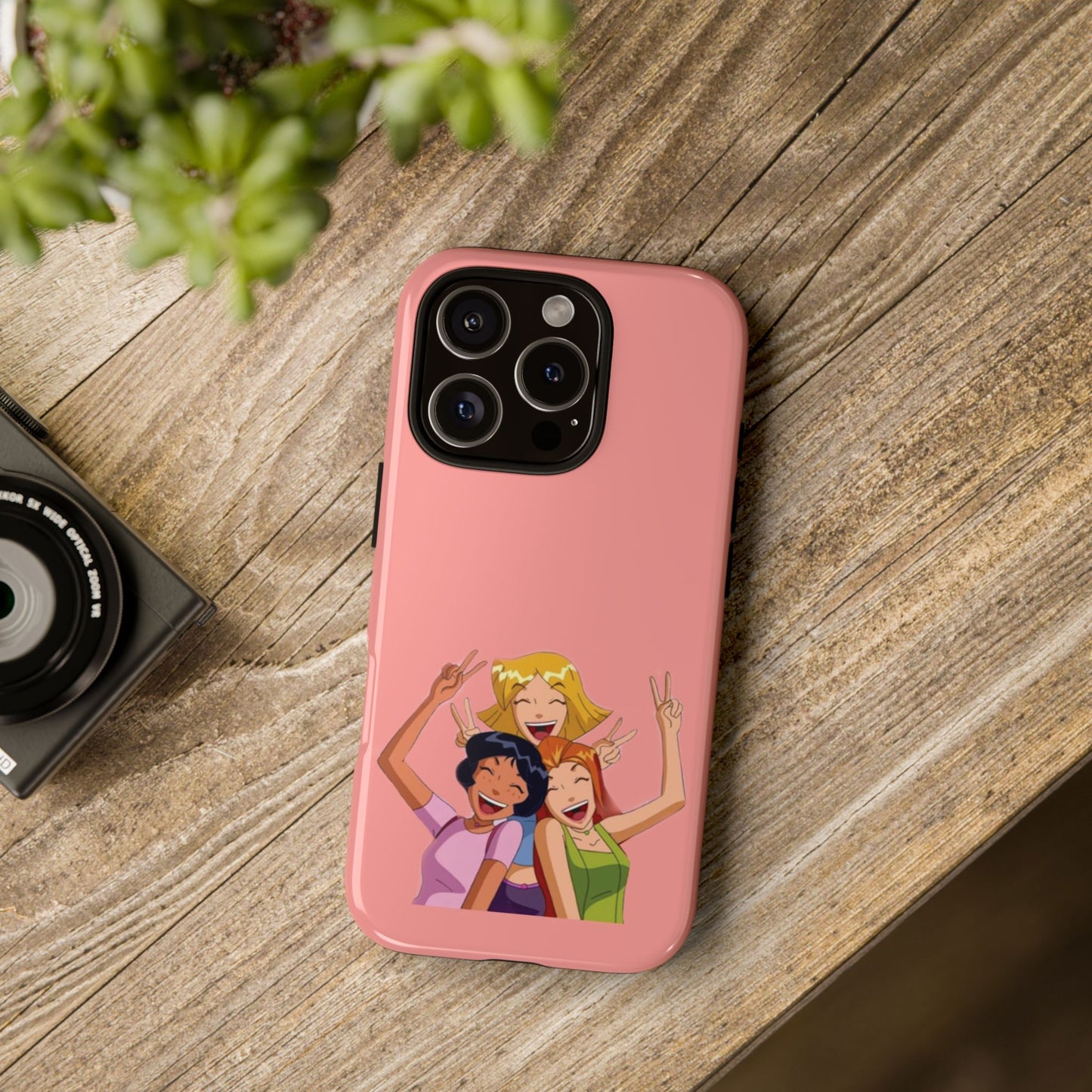 Playful Friendship Phone Case, Cute Girls Phone Cover, Tough Phone Case, Unique Tech Accessory, Gift for Friends, Fun Personalized Case