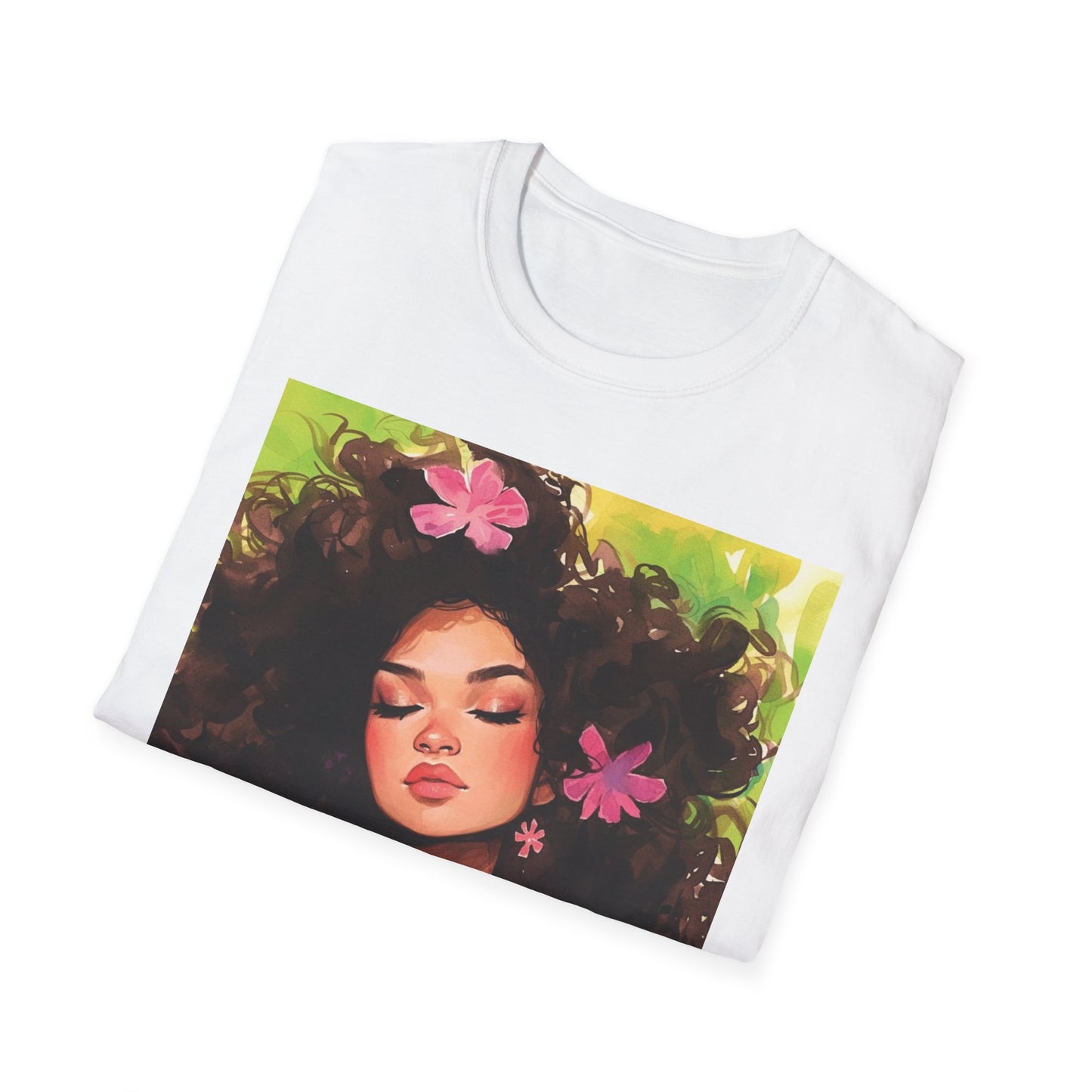 Bohemian Floral T-Shirt, Artistic Tee, Gift for Her, Summer Fashion, Casual Wear, Aesthetic Top, Nature Lover's Tee