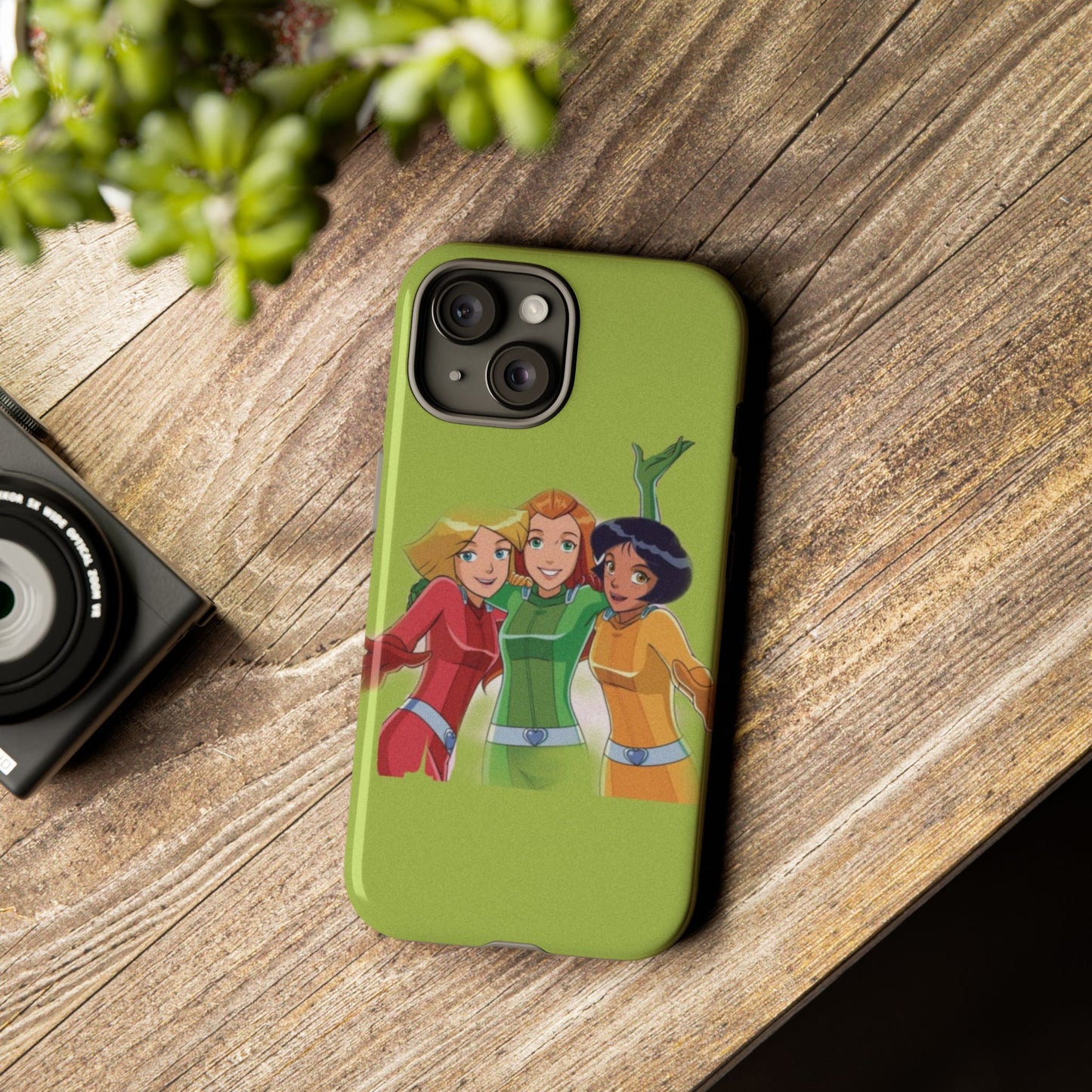 Sassy Phone Case for Tough Girls, Fun Active Protection Cover, Cartoon Friendship, Gift for Teens, Eco-friendly Mobile Accessory