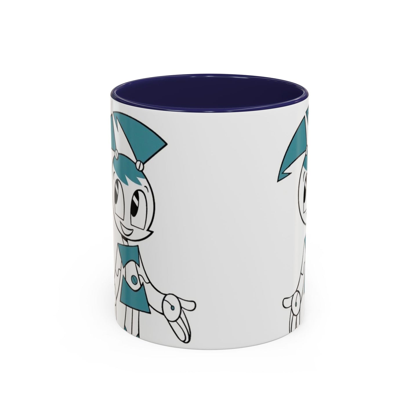 Whimsical Robot Accent Coffee Mug, Cute Gift for Robot Lovers, Fun Kitchen Decor, Perfect for Birthdays, Holidays, and Everyday Use