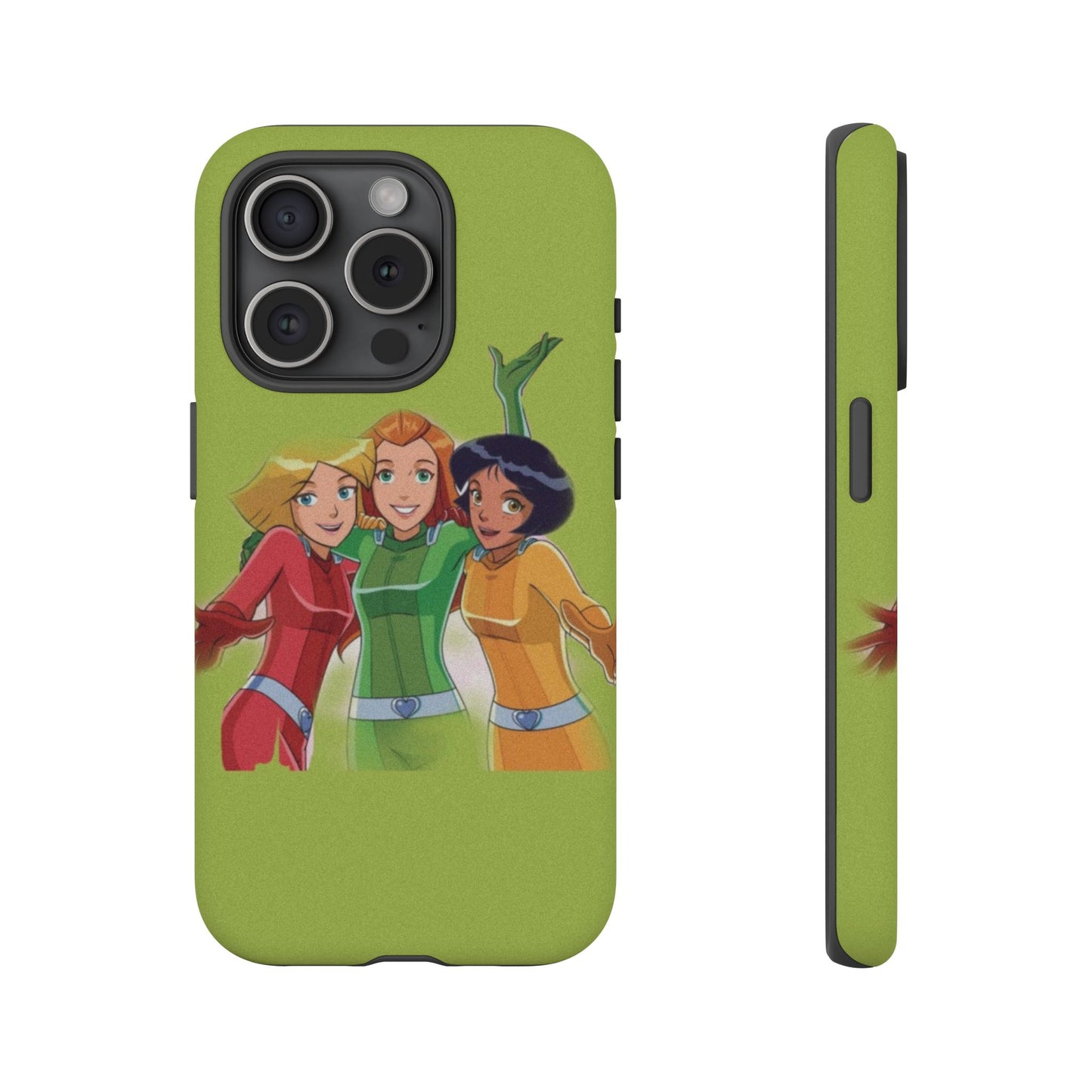 Sassy Phone Case for Tough Girls, Fun Active Protection Cover, Cartoon Friendship, Gift for Teens, Eco-friendly Mobile Accessory