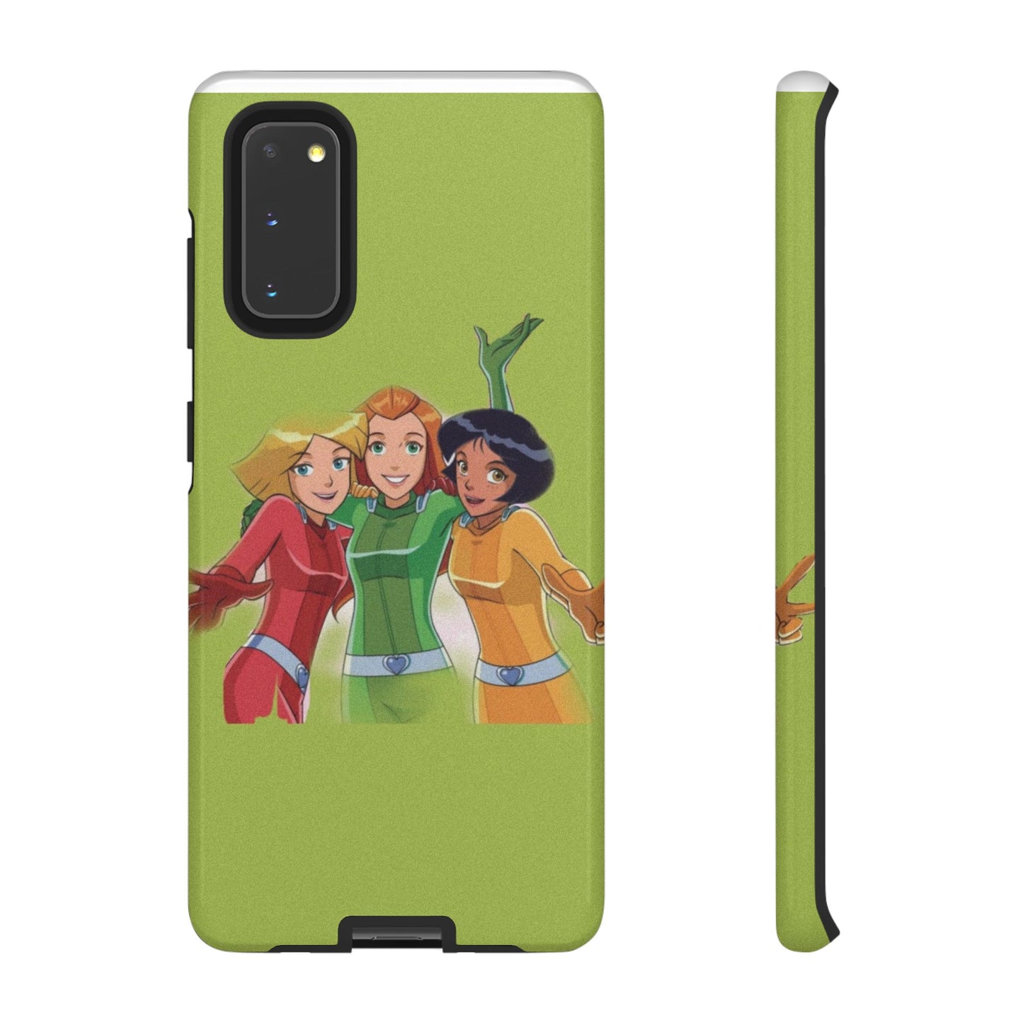Sassy Phone Case for Tough Girls, Fun Active Protection Cover, Cartoon Friendship, Gift for Teens, Eco-friendly Mobile Accessory