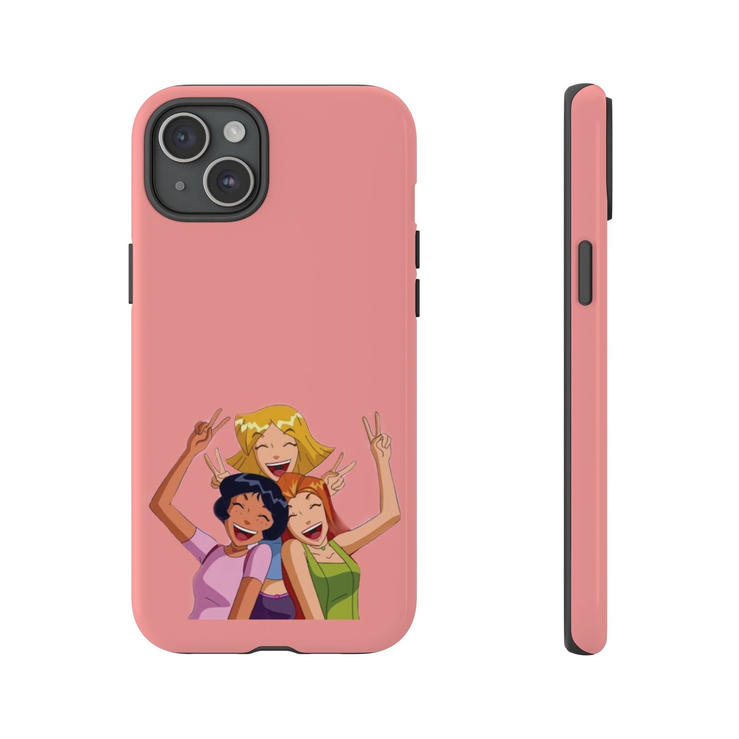 Playful Friendship Phone Case, Cute Girls Phone Cover, Tough Phone Case, Unique Tech Accessory, Gift for Friends, Fun Personalized Case