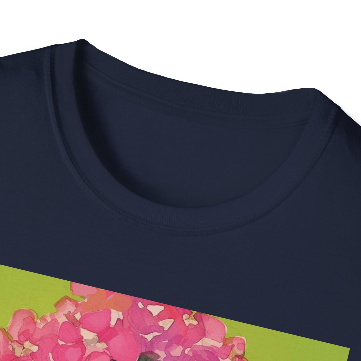 Floral Goddess Unisex Softstyle T-Shirt, Cute Graphic Tee, Nature Lover Gift, Casual Wear, Spring Fashion, Art Shirt