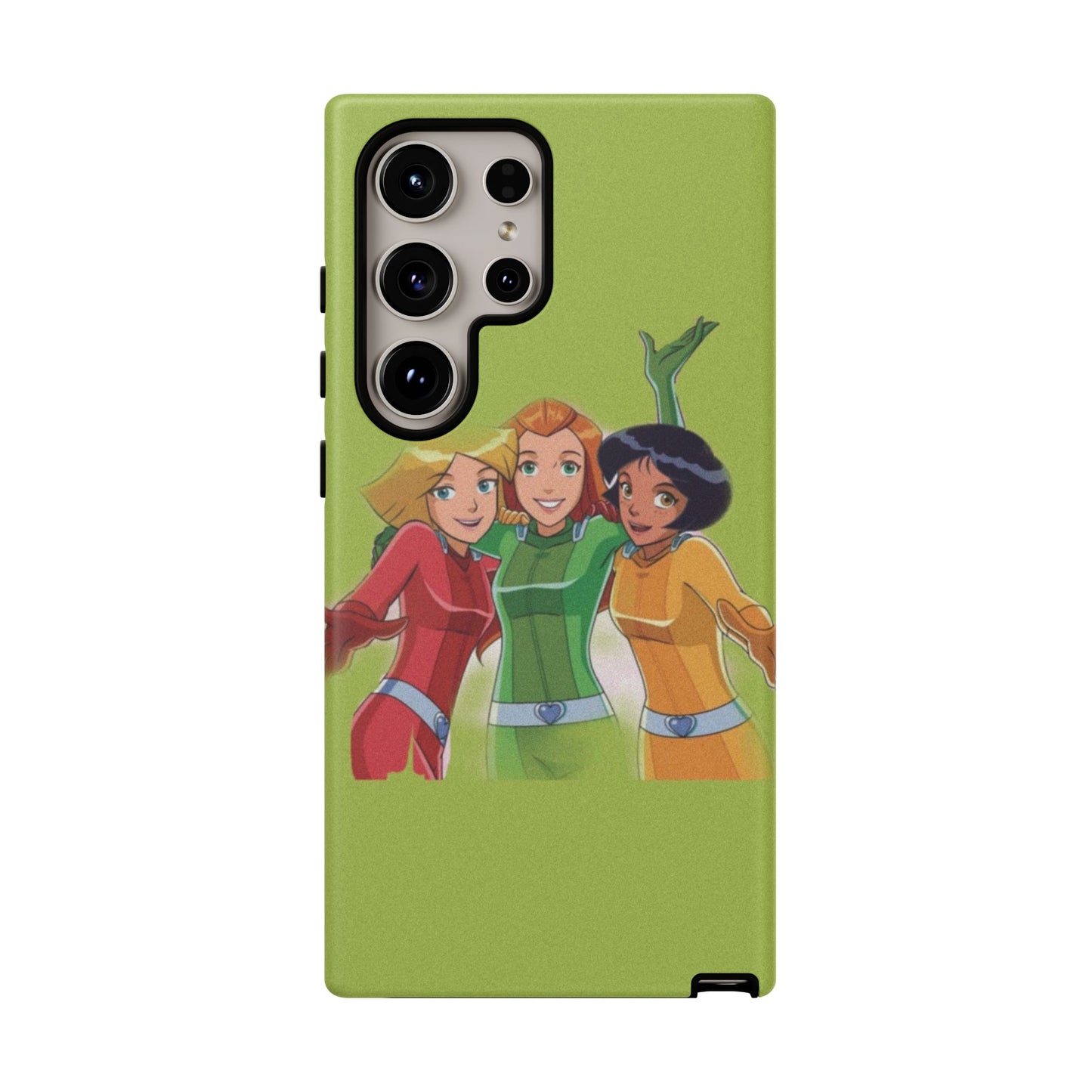 Sassy Phone Case for Tough Girls, Fun Active Protection Cover, Cartoon Friendship, Gift for Teens, Eco-friendly Mobile Accessory