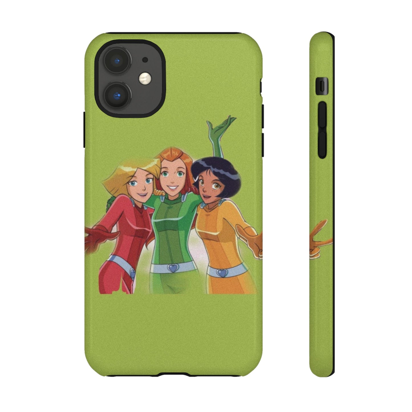 Sassy Phone Case for Tough Girls, Fun Active Protection Cover, Cartoon Friendship, Gift for Teens, Eco-friendly Mobile Accessory
