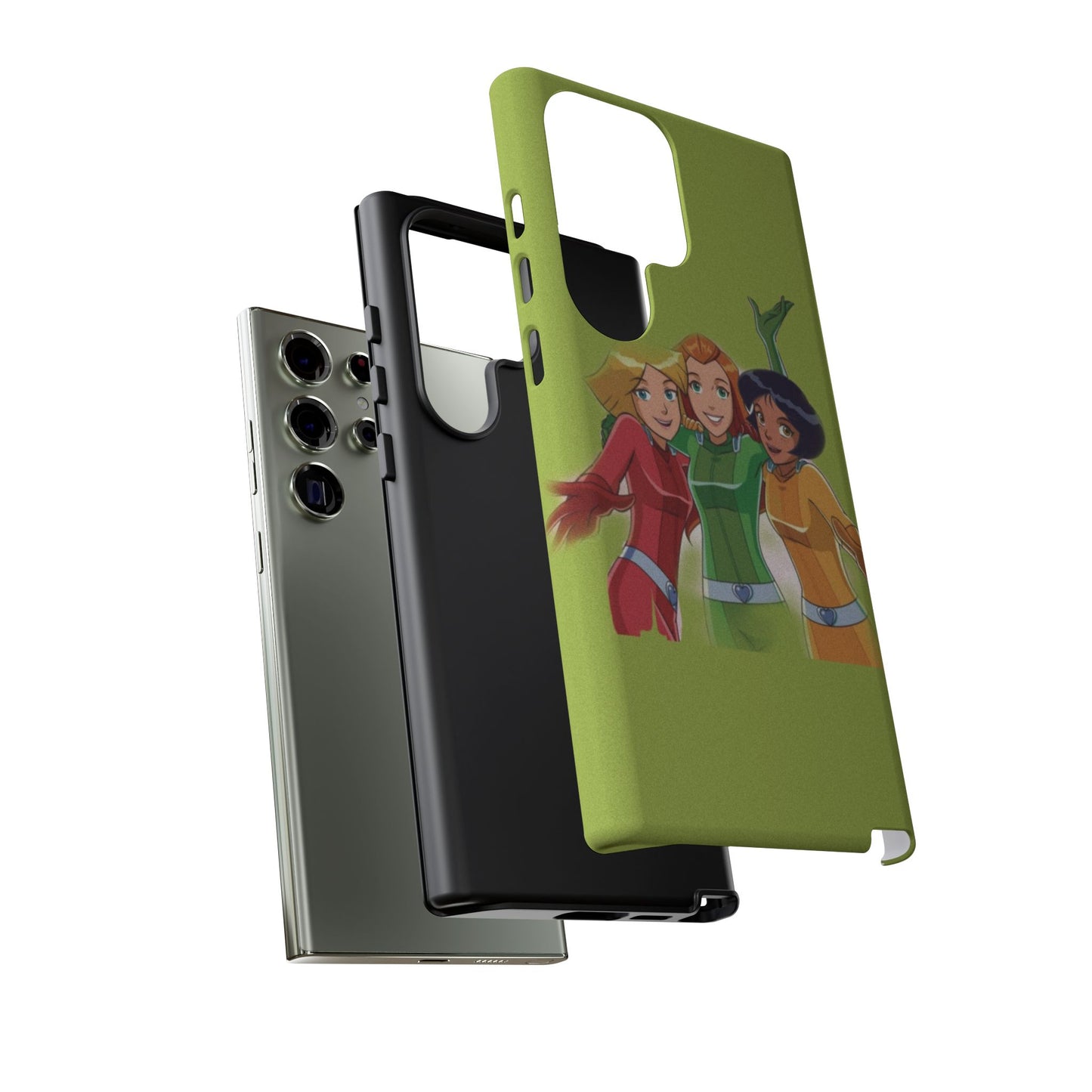 Sassy Phone Case for Tough Girls, Fun Active Protection Cover, Cartoon Friendship, Gift for Teens, Eco-friendly Mobile Accessory